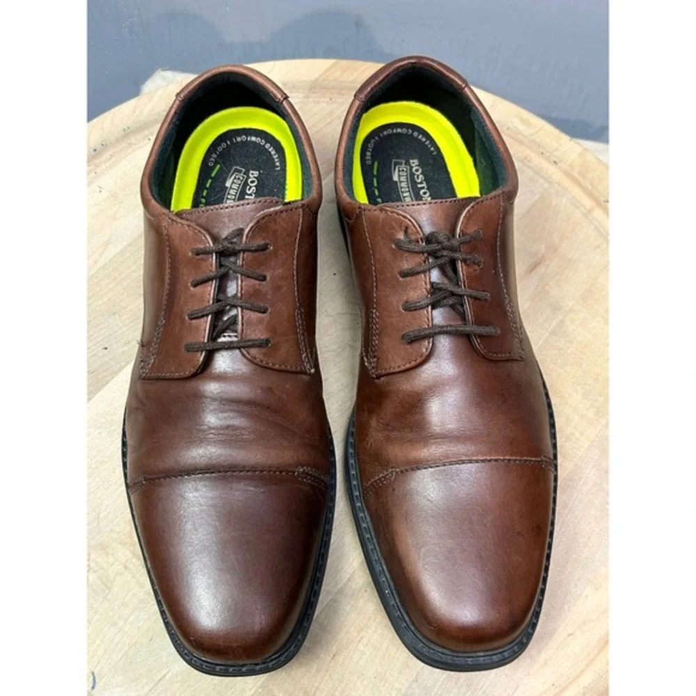 Bostonian Commonwealth‎ Brown Leather Dress Shoes Mens Size 10.5M